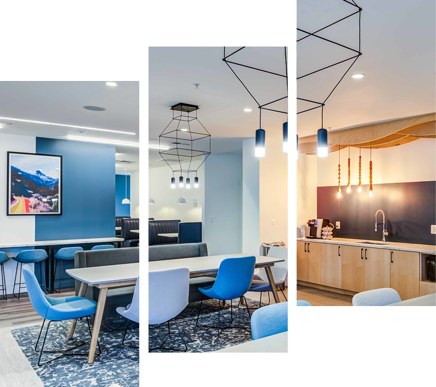 clubhouse lounge area